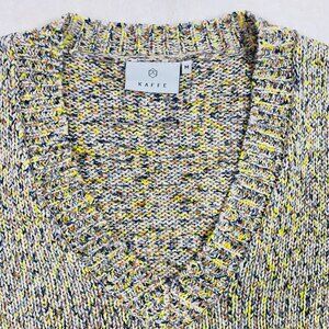 V-neck sweater size medium multi colored KAFFE